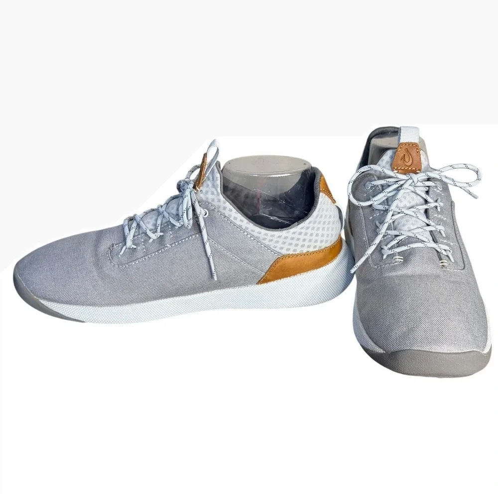 OluKai Fog Nanea‎ Li Fair Drop-In Heel Textile Sneaker Men's Size 10.5